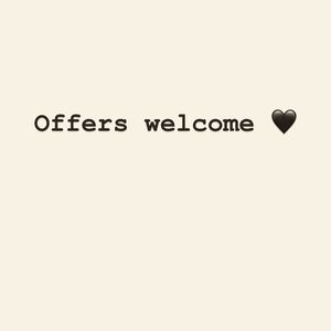 Feel free to make offers!